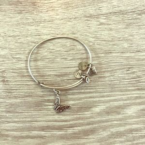 Alex and Ani butterfly Bangle